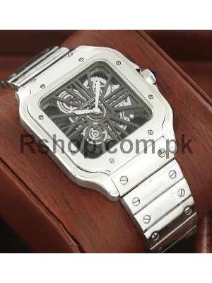 Cartier Santos De Cartier Skeleton Watch Price in Pakistan