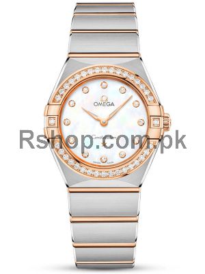 OMEGA Constellation Manhattan Two-Tone Diamond Dial and Bezel Watch Price in Pakistan