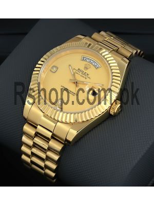Rolex Day-Date Gold Dial Watch Price in Pakistan