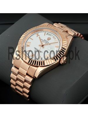 Rolex Datejust  White Dial Watch Price in Pakistan