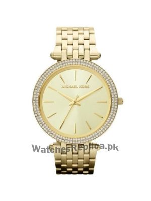 Michael Kors Darci Glitz Gold Dial Pave Bezel Ladies Watch Price in Pakistan