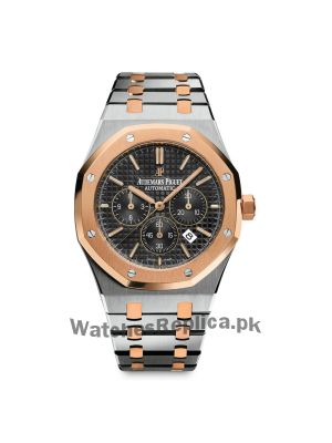Audemars Piguet Royal Oak Chronograph Two Tone Black Dial Watch Price in Pakistan