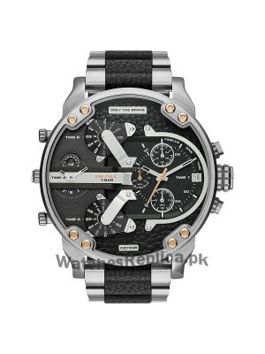 MR. DADDY 2.0 BLACK DIAL STAINLESS STEEL MEN'S WATCH Price in Pakistan