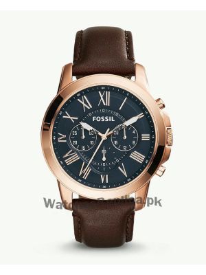 Fossil Grant Chronograph Brown Leather Watch FS5068  (Same as Original) Price in Pakistan