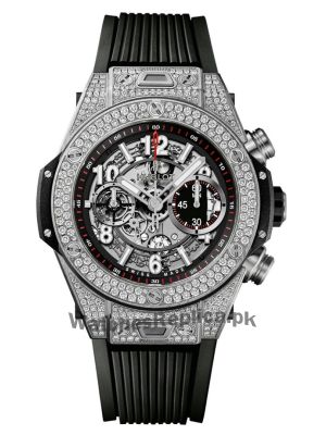 Hublot Big Bang Unico Titanium & Diamonds Pave Watch Price in Pakistan