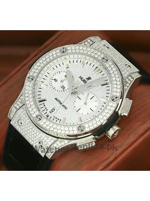 Hublot Classic Fusion Forested Dial Diamond Watch Price in Pakistan