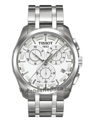 Tissot Couturier Chronograph White Dial Men Watch  Price in Pakistan
