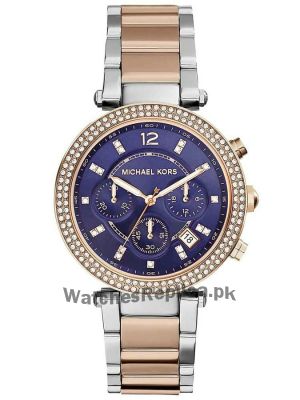 Michael Kors Women's MK6141 Parker Round Two-tone Bracelet Watch Price in Pakistan