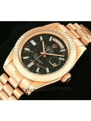 New 2021 Rolex Day-Date Marbil Motif Dial Watch  (2021) Price in Pakistan