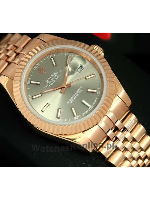 Rolex Datejust Rose Gold Gray Dial Watch 2021  Price in Pakistan