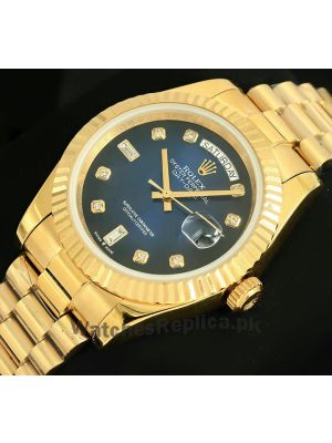 Rolex Day-Date Blue Dial Watch  (2021) Price in Pakistan
