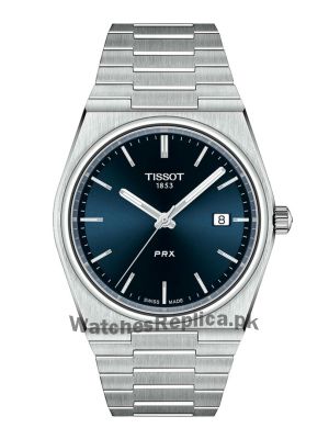 Tissot PRX Silver Stainless Steel Blue Dial Quartz Watch for Gents Price in Pakistan
