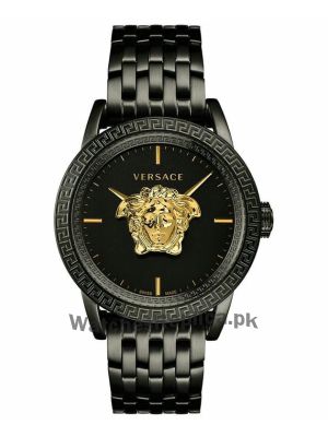 Versace Men's Swiss Palazzo Empire Black Ion-Plated Stainless Steel  Watch Price in Pakistan