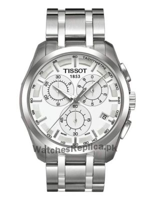 Tissot Couturier Chronograph White Dial Men Watch  Price in Pakistan