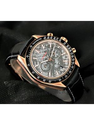 Omega Speedmaster Grey Side of the Moon Meteorite Black Strap Watch Price in Pakistan