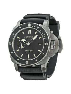 Panerai Luminar Submersible 1950 Amagnetic Black Dial Black Rubber Men's Watch Price in Pakistan