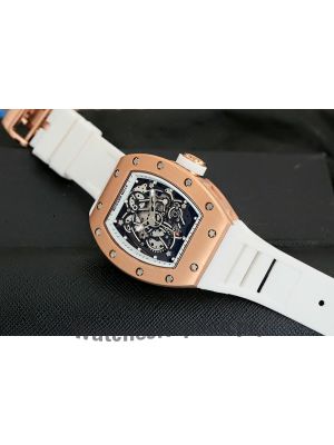 Richard Mille Tourbillon White Strap Watch Price in Pakistan