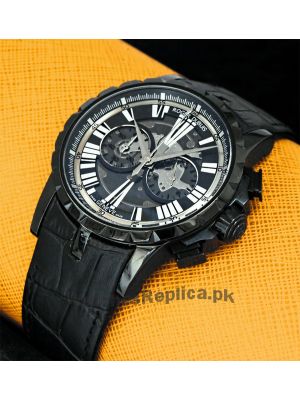 Roger Dubuis Excalibur Chronograph Black Watch Price in Pakistan