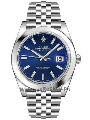 Rolex Datejust 41 Blue Dial Steel Men's Watch Price in Pakistan