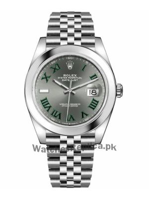Rolex Datejust Gray Wimbledon Dial Watch  (2022) Price in Pakistan