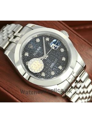 Rolex Datejust Navy Blue Copmuter Dial Watch  Price in Pakistan