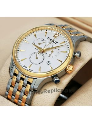 Tissot 1853 white Dial Two Tone Watch Price in Pakistan