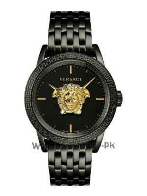 Versace Men's Swiss Palazzo Empire Black Ion-Plated Stainless Steel  Watch Price in Pakistan