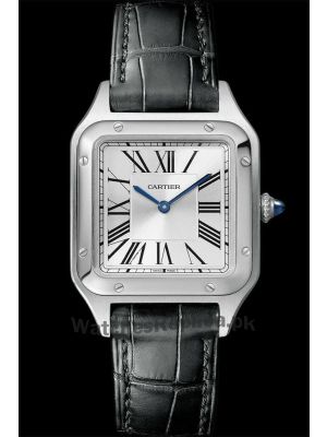 Cartier Santos Dumont Silver Dial Watch