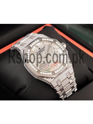 Audemars Piguet Royal Oak Diamond Silver Watch Price in Pakistan