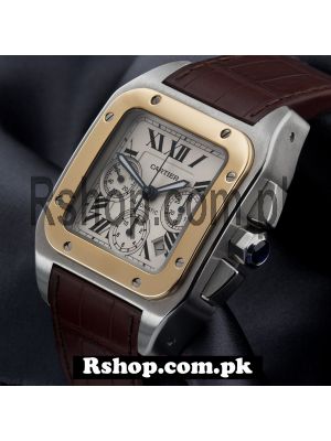 Cartier Santos 100 Chronograph Watch Price in Pakistan