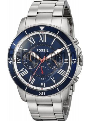 Fossil Mens FS5238 Grant Sport Chronograph Stainless Steel Watch  (Swiss Watch) Price in Pakistan