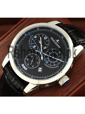 Jaeger-LeCoultre Duometre a Chronographe LE Manual White Gold Black Dial Watch Price in Pakistan