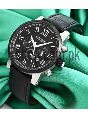 MontBlanc Roman Black Dial Watch Price in Pakistan