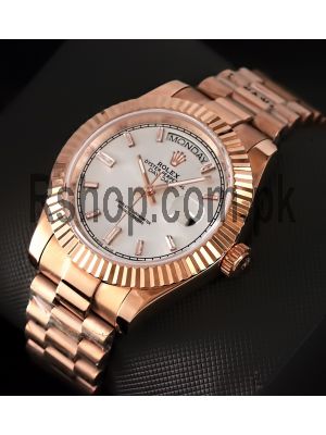 Rolex Day Date 40 President Rose Gold Watch Price in Pakistan