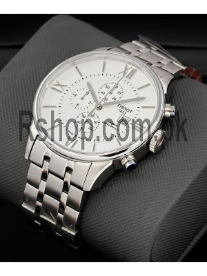 Tissot Chemin Des Tourelles Chronograph Silver Dail Stainless Steel Watch Price in Pakistan